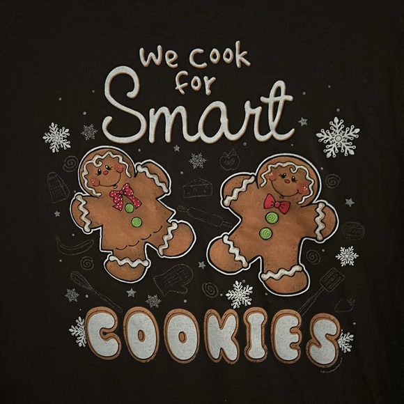 **3/$15** Lunch Lady Christmas Cookie t shirt size large - Picture 2 of 4
